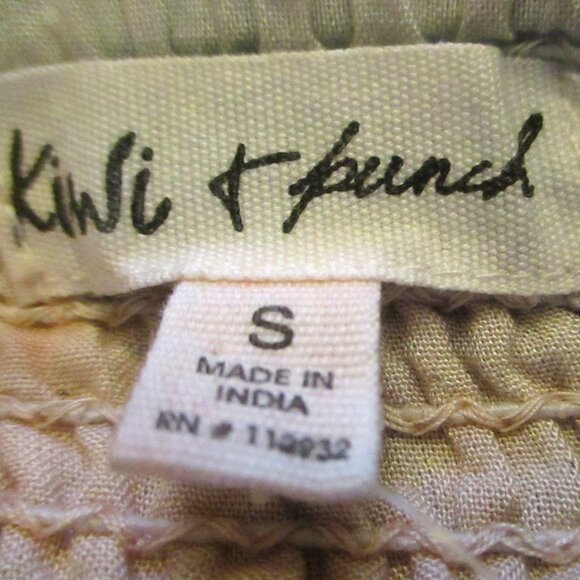 NWT!! Kiwi + Punch Miami Crop Top Pink & Blue (Blush Storm) Tie Dye, Size S - Picture 7 of 11